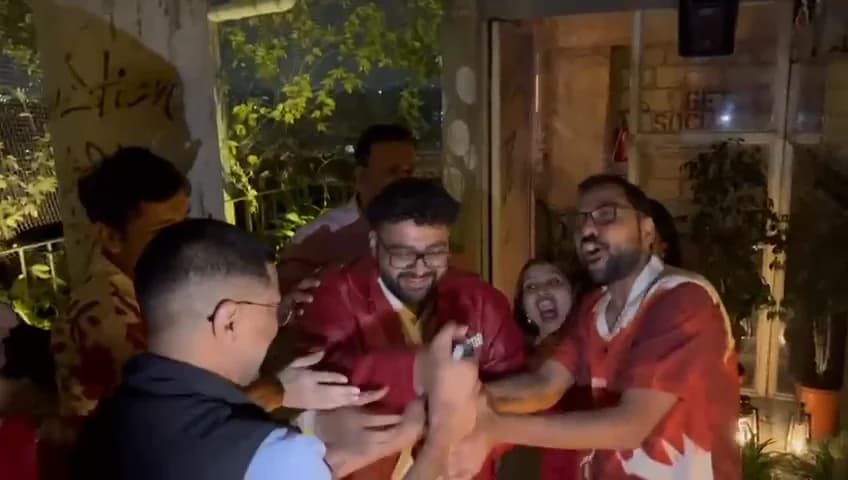 A candid moment from a Klydo team celebration