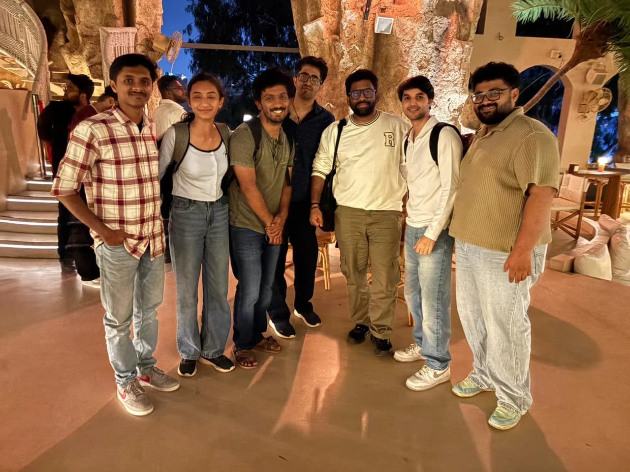Members of the Klydo team together during an outing